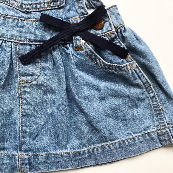 Oshkosh denim dress jumper EUC 6 months - Picture 3 of 5